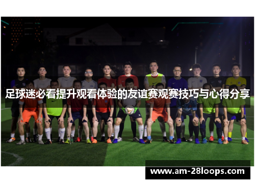 足球迷必看提升观看体验的友谊赛观赛技巧与心得分享